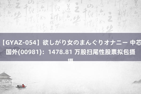 【GYAZ-054】欲しがり女のまんぐりオナニー 中芯国外(00981)：1478.81 万股扫尾性股票拟包摄