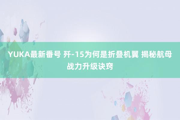 YUKA最新番号 歼-15为何是折叠机翼 揭秘航母战力升级诀窍